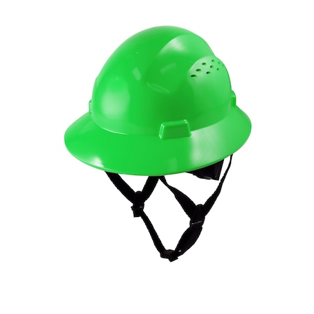 Ge Hard Hat, Vented, Green GH328N